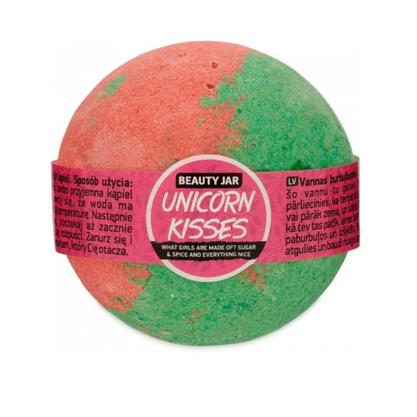 Άλατα Μπάνιου “Unicorn Kisses”. Bath Bomb by Beauty Jar